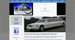 Desktop Screenshot of dependablelimousine.com